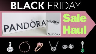 PANDORA BLACK FRIDAY 2023 HAUL ❤️🖤 [upl. by Anaihs]