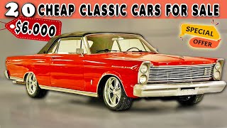 Legends Returned 20 CHEAP Classic Cars For Sale from Original Owners Today [upl. by Torras]