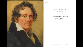 Crusell  Clarinet Concerto No 1 1811 w Score [upl. by Iahc]