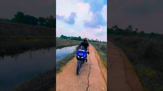 Main likh du aasman par ye 💙🥰💙 shorts shortvideo trending r15v3 bike bikelover stmotovlogs [upl. by Eldin]