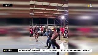 “Mouringué”  malgré l’interdiction du préfet des jeunes rassemblés au Port pour un combat de rue [upl. by Chesna]