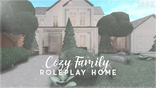 Bloxburg  Cozy Family Roleplay House Build [upl. by Rafi622]