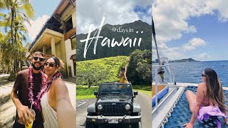 Travel Diaries 9 days in Oahu  Hawaii Vlog  beach days city nights what to eat [upl. by Aneetsyrk]