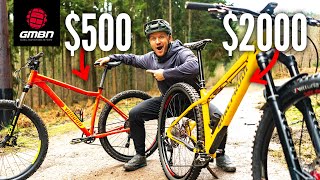 500 vs 2000 Hardtail Mountain Bike [upl. by Enilamme]