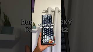 How to make a budget THOCKY keyboard SA Profile Keycaps GMK67 Budget Thock keyboard tech shorts [upl. by Hyatt]