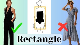 How to Dress a Rectangle Body Shape [upl. by Maritsa81]