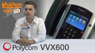 Polycom VVX 600 Video Review  Unboxing [upl. by Enialahs]