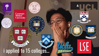 COLLEGE DECISION REACTIONS 2024  Ivies UCs UCAS and more  International Student from Malaysia [upl. by Avenej120]