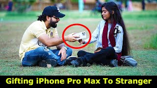 Gifting iPhone Pro Max To Stranger Girl Prank  Pranks In Pakistan  Humanitarians [upl. by Raskin71]