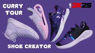 Curry Tour Pack NBA2K25 SHOE CREATOR [upl. by Palecek]