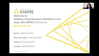 Building a Drug Discovery Workflow in 81 steps with KNIME [upl. by Annawat238]