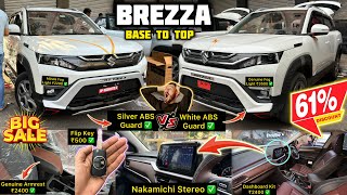 2024 Brezza LXI Base to Top Model Modified ✅ Brezza Base Model Modification ✅ [upl. by Cutlip]