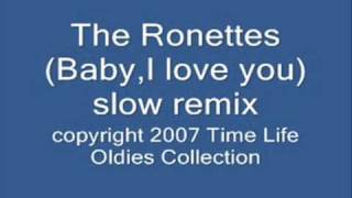 The Ronettes baby I love you slow remix [upl. by Eeruhs872]