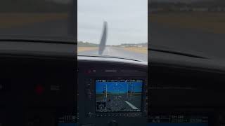 Piper m350 takeoff [upl. by Nnylsaj]