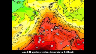 METEO settimana di FERRAGOSTO 2024 prime anticipazioni [upl. by Urata7]