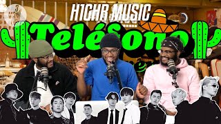 TELÉFONO Remix Lyric Video  pH1 HAON Woodie Gochild Jay Park SikK TRADE L  Reaction [upl. by Ellehsem231]