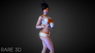 Gymer Tracer Overwatch 3D Model Rare 3D [upl. by Deth]