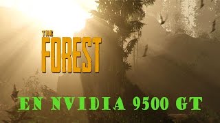 PC gama baja Nvidia 9500 GT 1gb ddr2 THE FOREST [upl. by Litnahs]