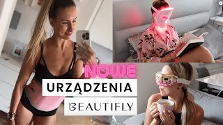 NOWOŚCI BEAUTIFLY Aura Glam PRO maska LED masażer oczu OptiRelax Pro Smooth ABS Tens Sculptor [upl. by Edveh]