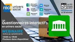 Les questionnaires interactifs avec AgoraQuiz [upl. by Aluin]