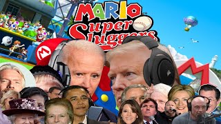 The Presidents Play Mario Super Sluggers [upl. by Eidac311]