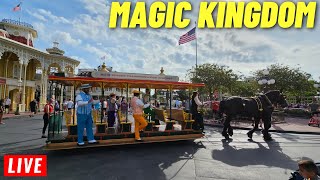 🔴 LIVE Magic Kingdom Friday for rides shows and the parades 2232024 [upl. by Royden488]