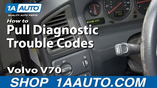 How to Pull Up Volvo Diagnostic Trouble Codes [upl. by Gnehs]