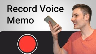 How to Record Voice on iPhone [upl. by Ayotaj]