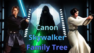 THE SKYWALKER FAMILY TREE CANON [upl. by Kavita]