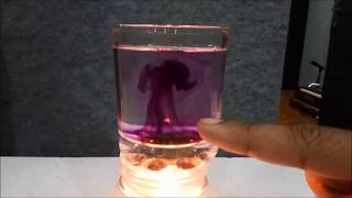 Convection currents in water Demonstration and explanation [upl. by Jerri877]