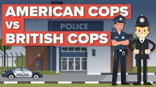 American Cops vs British Cops Bobbies [upl. by Nairrod]