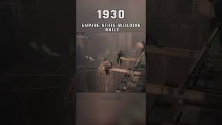 Workers building the Empire State building 1930s  4K 60fps Iconic Scenes Part 5colorized [upl. by Assennav]