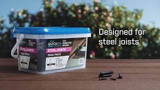 How To Install Ekodeck on Steel Joists Using the 6mm Quickfix System [upl. by Yerot]