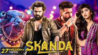 Ram Pothinenis  SKANDA 2024 New Released Full Hindi Dubbed Action Movie  Sreeleela  South Film [upl. by Akeimat]