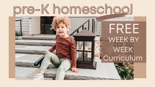 FREE Homeschool Curriculum for PREKKINDER  Christian Coop Montessori WEEK 1 [upl. by Elysee]