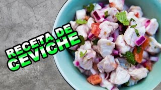 RECETA DE CEVICHE ESTILO VALLARTA [upl. by Adnarram482]