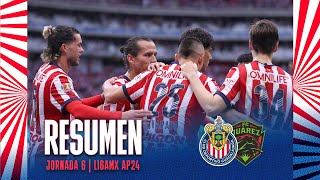 RESUMEN Y GOLES Chivas 50 FC Juárez  Jornada 6 Apertura 2024 [upl. by Meagan363]