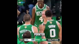 Payton Pritchard insane halfcourt shot before the buzzer Celtics vs Mavericks Game 5 NBA Finals [upl. by Anotyad578]