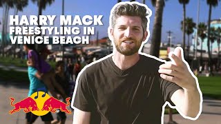 Harry Mack Rapping LIVE In Venice Beach LA  Red Bull Music [upl. by Island]