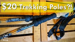 20 Trekking Poles  Cascade Mountain Tech  First Look [upl. by Sanson507]