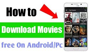 how to download full movies free on Androidpc 2020 [upl. by Lienet135]