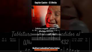 Gaitán Castro  El Olvido Intro Tabs guitarraandina guitarraperuana diosdadogaitáncastro [upl. by Yatnahc]