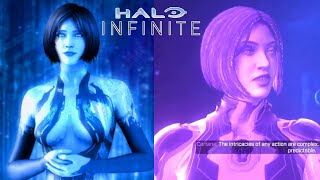 Halo 4 Cortana vs Halo Infinite Cortana [upl. by Colligan747]