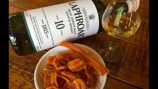 Laphroaig 10 Whisky Review and Food Pairing [upl. by Swetiana192]