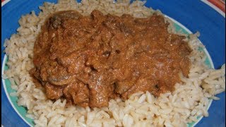 Beef Stroganoff  Slow Cooker Recipe [upl. by Edlyn]