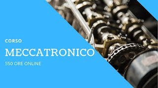 Corso Meccatronico  Qualifica Meccatronica  Online 🚦 🚙💨 [upl. by Eidorb]