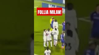 BRUTTO GESTO DI TOMORI E ABRAHAM‼️ serieatim acmilan acmstyle viralvideo [upl. by Lunnete979]