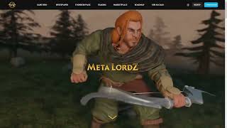 Meta Lordz Review MMO multigenre gaming metaverse [upl. by Aihgn177]