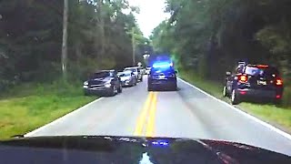 FHP Pursuit of Armed Carjacking Suspect in Leon and Gadsden Counties [upl. by Mylor]