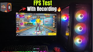 Ryzen 5 5600gt fps test with screen recording 🔥 [upl. by Wilie]